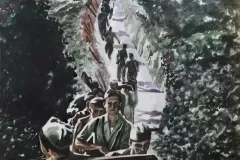 Partizanska-kolona-1-78x60cm-akvarel-i-ugalj-na-papiru-2024